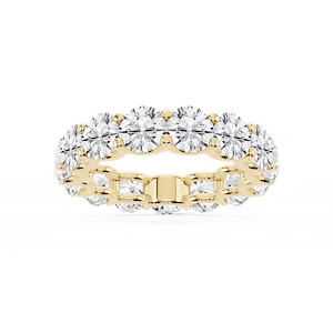 Kylie Round Lab Grown Diamond U-Prong Eternity Band