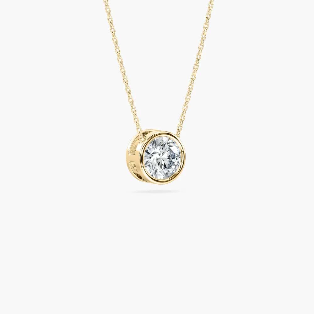 Shown In 14K Yellow Gold