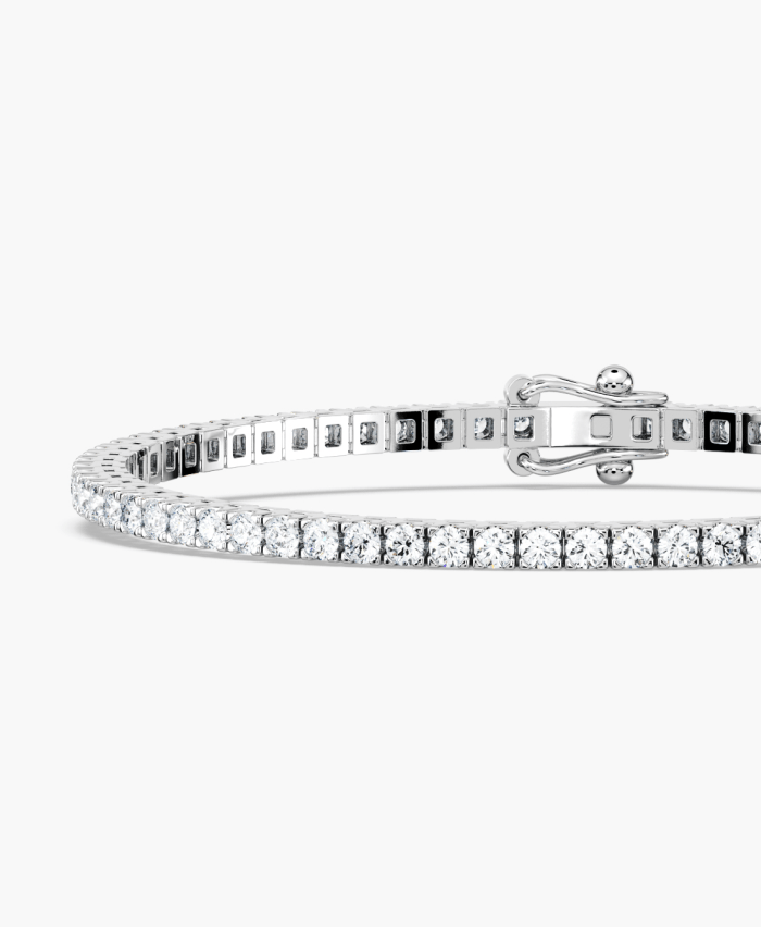 lab grown diamond tennis bracelet