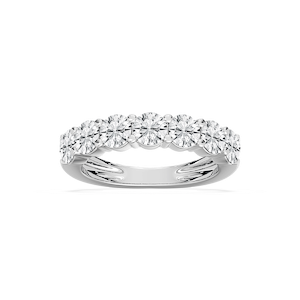 Lettie 2 ctw Round Lab Grown Diamond 7 Stone Anniversary Band
