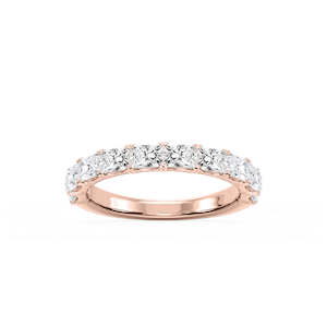 Mae Radiant Lab Grown Diamond East West V-Prong Anniversary Band