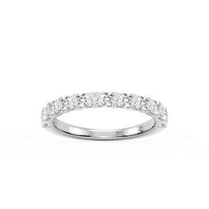Mae Radiant Lab Grown Diamond East West V-Prong Anniversary Band