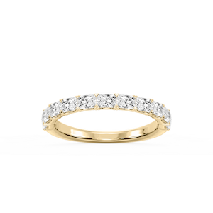 Mae Radiant Lab Grown Diamond East West V-Prong Anniversary Band