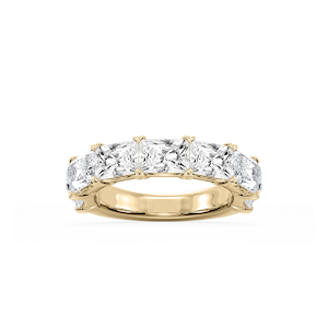 Mae Radiant Lab Grown Diamond East West V-Prong Anniversary Band