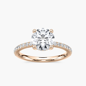Margot Lab Grown Diamond Hidden Halo Engagement Ring