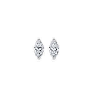 Marquise Lab Grown Diamond Chevron Stud Earrings