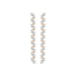 1/8 ctw Marquise Lab Grown Diamond Drop Earrings