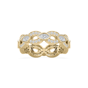 Marquise Lab Grown Diamond Infinity Band