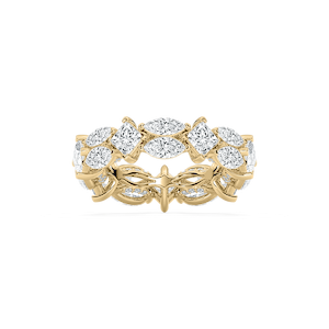 Arya 6 ½ ctw Marquise and Princess Lab Grown Diamond Alternating Eternity Band
