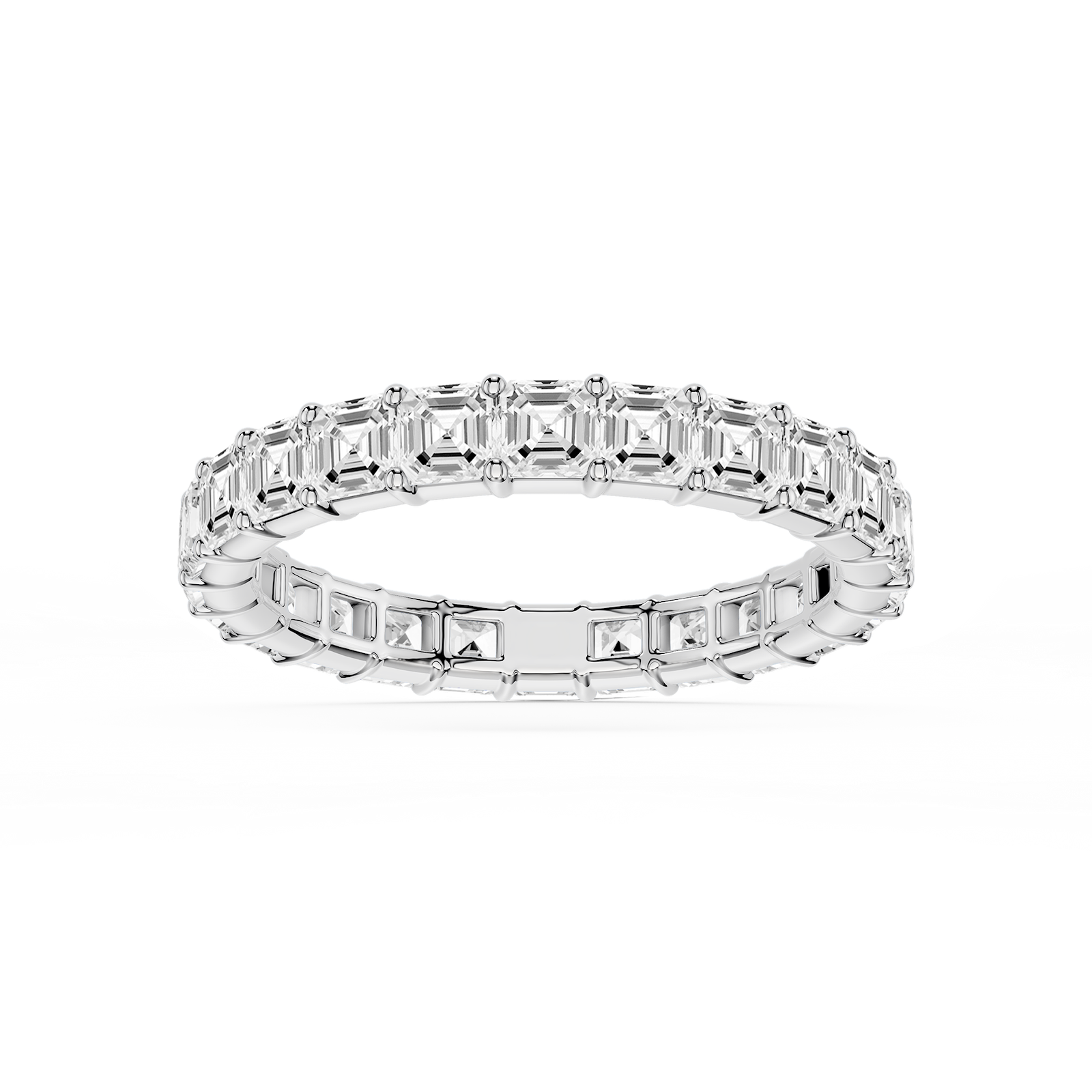 Melissa Asscher Lab Grown Diamond Shared Prong Eternity Band