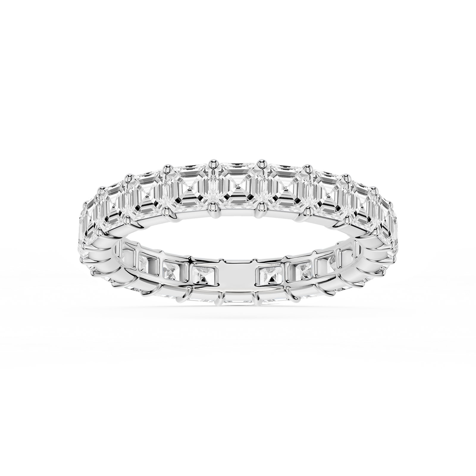 Melissa Asscher Lab Grown Diamond Shared Prong Eternity Band