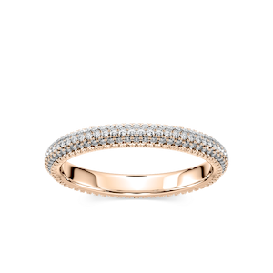 Stella Round Lab Grown Diamond Micro Pave Eternity Band