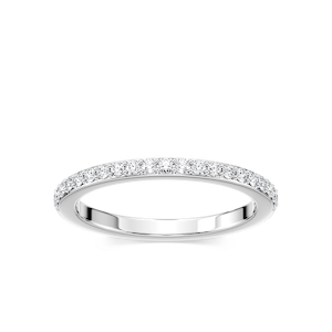 Avery 1/5 ctw Round Lab Grown Diamond Prong Set Wedding Band