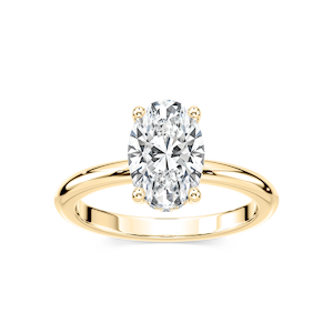 Millie 3 ctw Oval Lab Grown Diamond Hidden Halo Engagement Ring