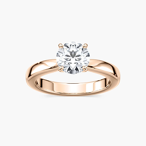 Riley Lab Grown Diamond Tapered Solitaire Engagement Ring