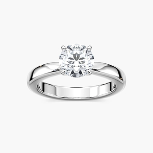 Riley Lab Grown Diamond Tapered Solitaire Engagement Ring