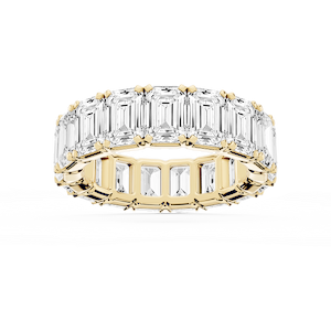 Morgan Emerald Lab Grown Diamond Classic Four Prong Eternity Band