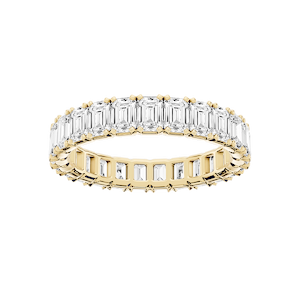 Morgan Emerald Lab Grown Diamond Classic Four Prong Eternity Band