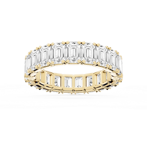 Morgan Emerald Lab Grown Diamond Classic Four Prong Eternity Band