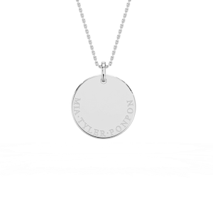 Multi-Name Disc Pendant - 16 or 18 Inches