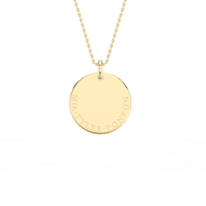 Multi-Name Disc Pendant - 16 or 18 Inches