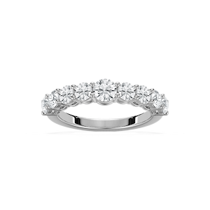 Anacá 1 ½ ctw Round Lab Grown Diamond Nine Stone Anniversary Band