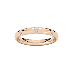 Noah 1/4 ctw Round Lab Grown Diamond Station Eternity Band