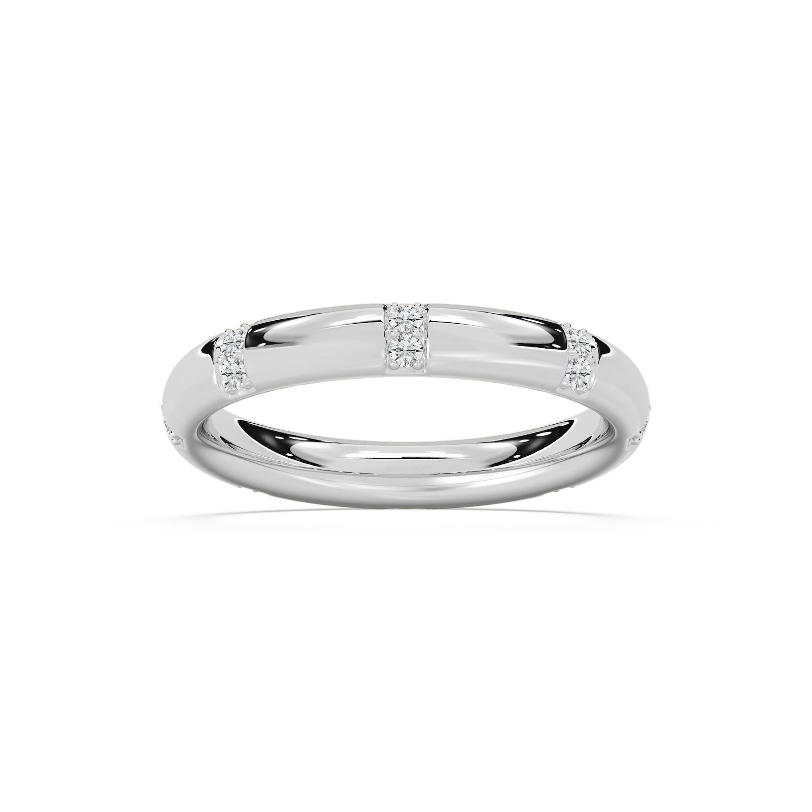 Noah Eternity Band in Rose Gold