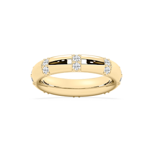 Noah 3/4 ctw Round Lab Grown Diamond Station Eternity Band