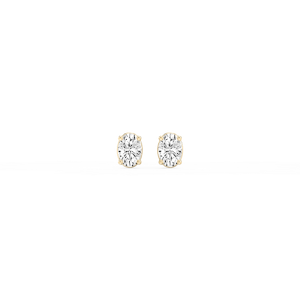 Oval Lab Grown Diamond Classic Four Prong Stud Earrings