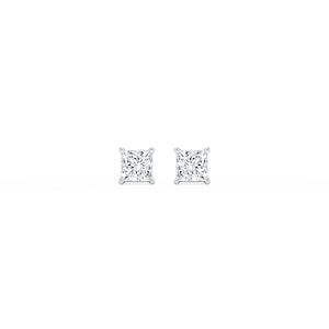 Princess Lab Grown Diamond Classic Four Prong Stud Earrings