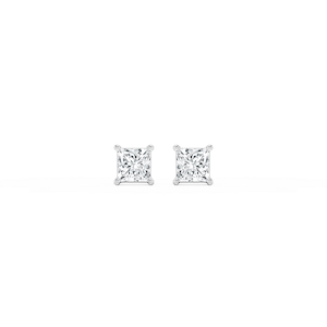 Princess Lab Grown Diamond Classic Four Prong Stud Earrings