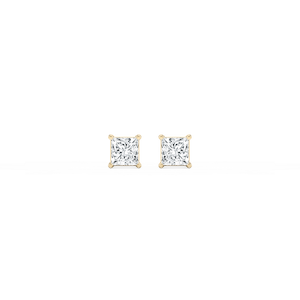 Princess Lab Grown Diamond Classic Four Prong Stud Earrings