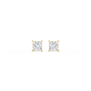 Princess Lab Grown Diamond Classic Four Prong Stud Earrings