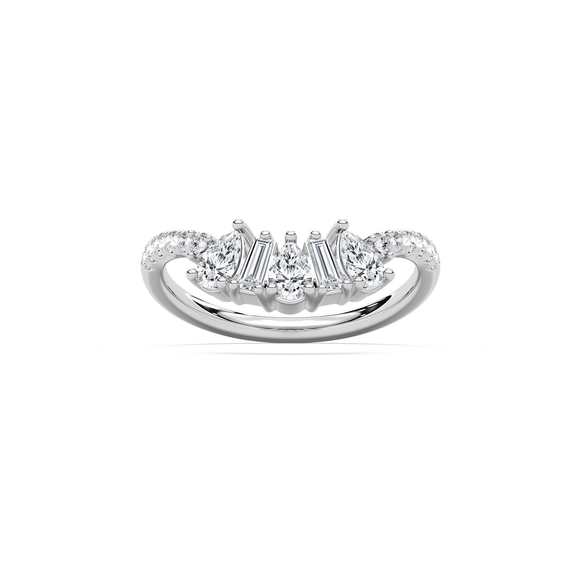 Priya Wedding Band in Rose Gold