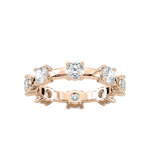 Prue 1 ⅞ ctw Round Lab Grown Diamond Station Eternity Band