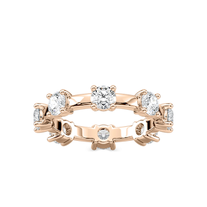 Prue 1 ⅞ ctw Round Lab Grown Diamond Station Eternity Band