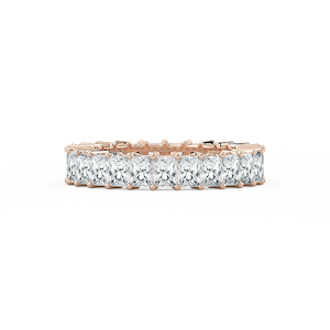 Hadassah Radiant Lab Grown Diamond Shared Prong Eternity Band
