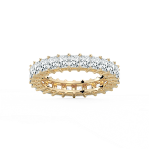 Hadassah Radiant Lab Grown Diamond Shared Prong Eternity Band