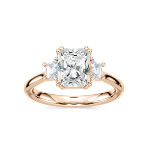 Astra Radiant Three Stone Ring