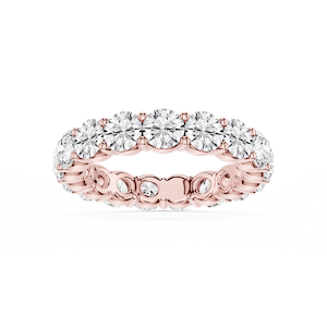 Rebecca Round Lab Grown Diamond Shared Prong Eternity Band