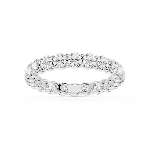 Rebecca Round Lab Grown Diamond Shared Prong Eternity Band