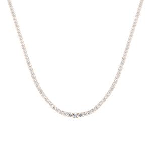 18 ¾ ctw Round Lab Grown Diamond Riviera Tennis Necklace - 18 Inches