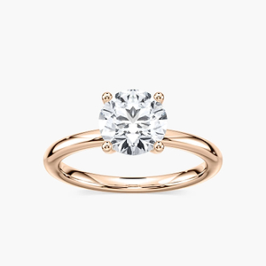 Rosey Lab Grown Diamond Flowering Solitaire Engagement Ring
