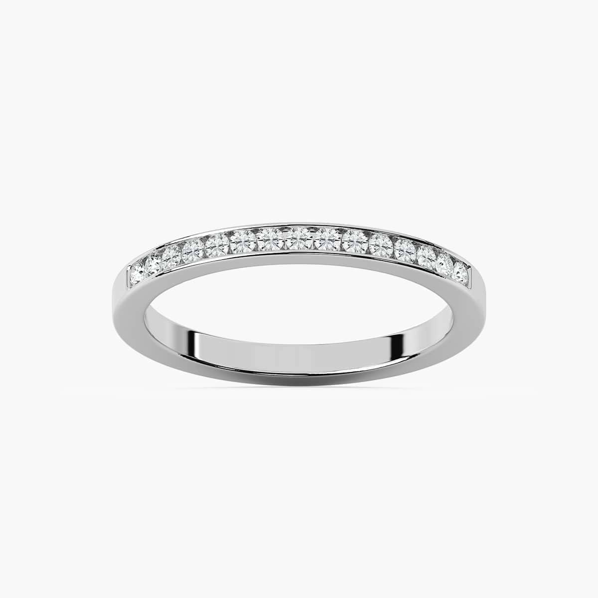 Margo 1/5 ctw Round Lab Grown Diamond Channel Set Wedding Band