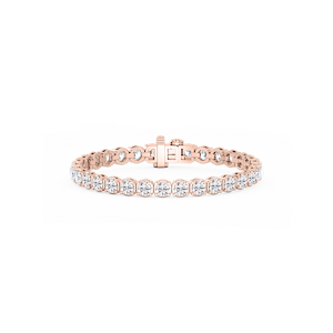 Round Lab Grown Diamond Petite Classic Rounded Four Prong Tennis Bracelet - 7 Inches