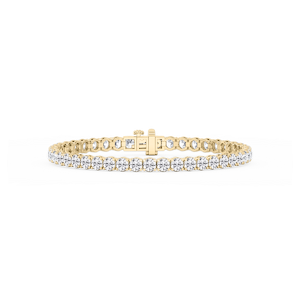 Round Lab Grown Diamond Petite Classic Rounded Four Prong Tennis Bracelet - 7 Inches