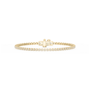 Round Lab Grown Diamond Classic Rounded Four Prong Tennis Bracelet - 7 Inches