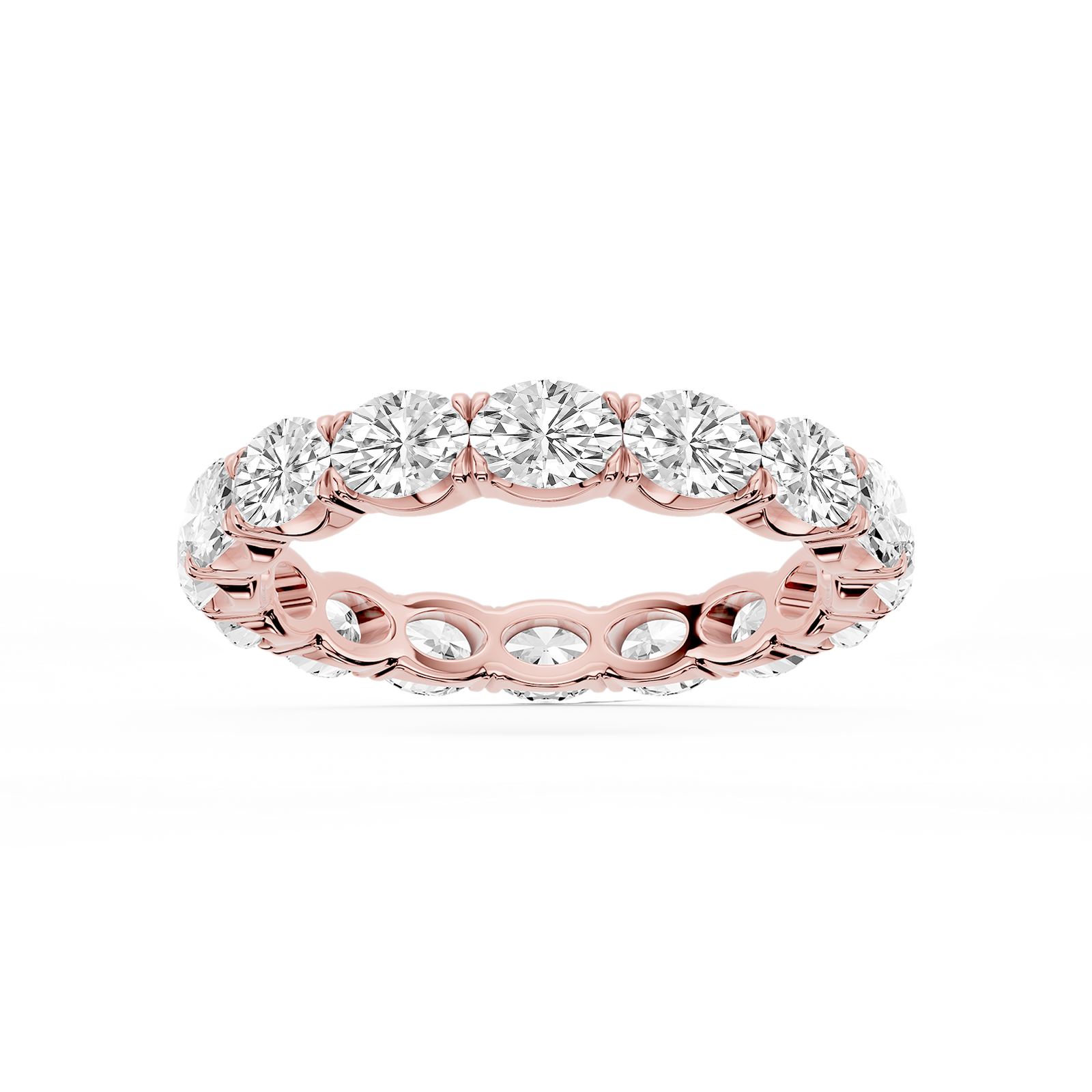 Shiloh Oval Lab Grown Diamond East West Eternity Band