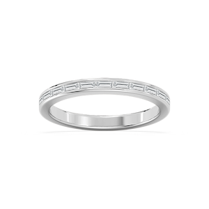 Anika 1/3 ctw Baguette Lab Grown Diamond Channel Set Wedding Band